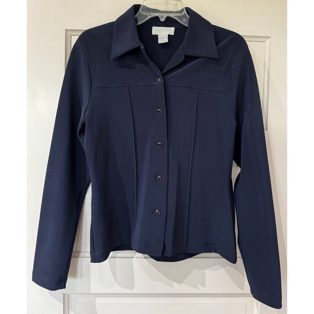 Women's Express Tricot Dress Jacket with Buttons